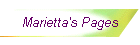 Marietta's Pages